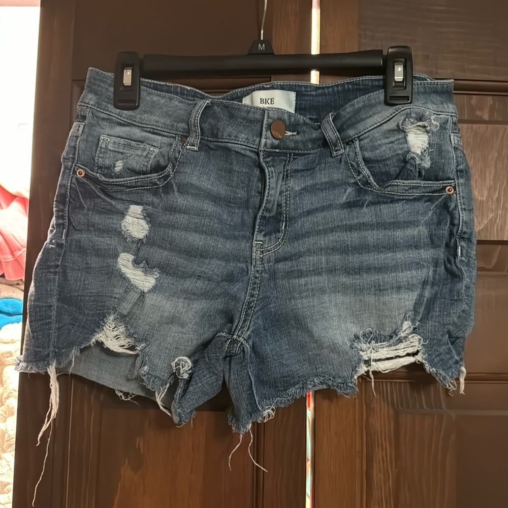 buckle bke denim jean shorts